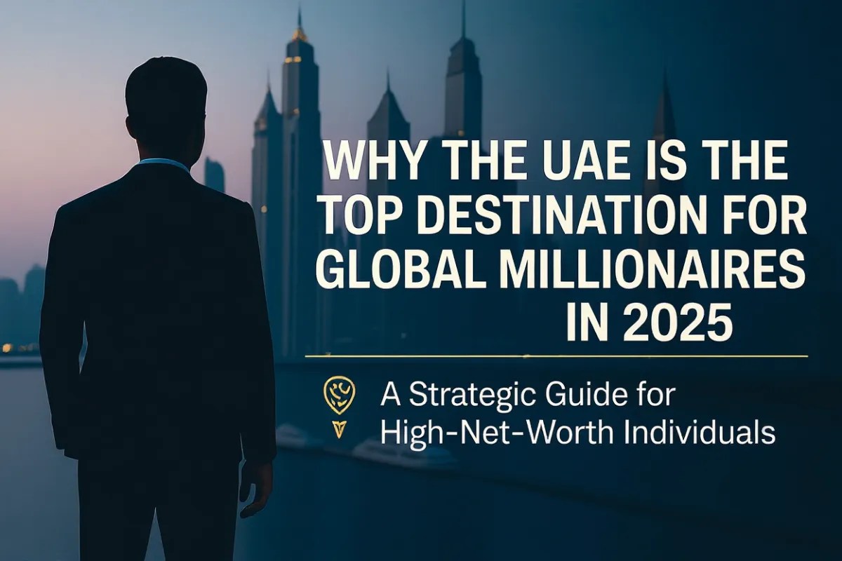 Why the UAE Is the Top Destination for Global Millionaires in 2025 – A Strategic Guide for High-Net-Worth Individuals