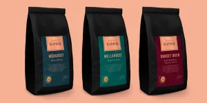 Tre sorters kaffe Sjöbergs Goda