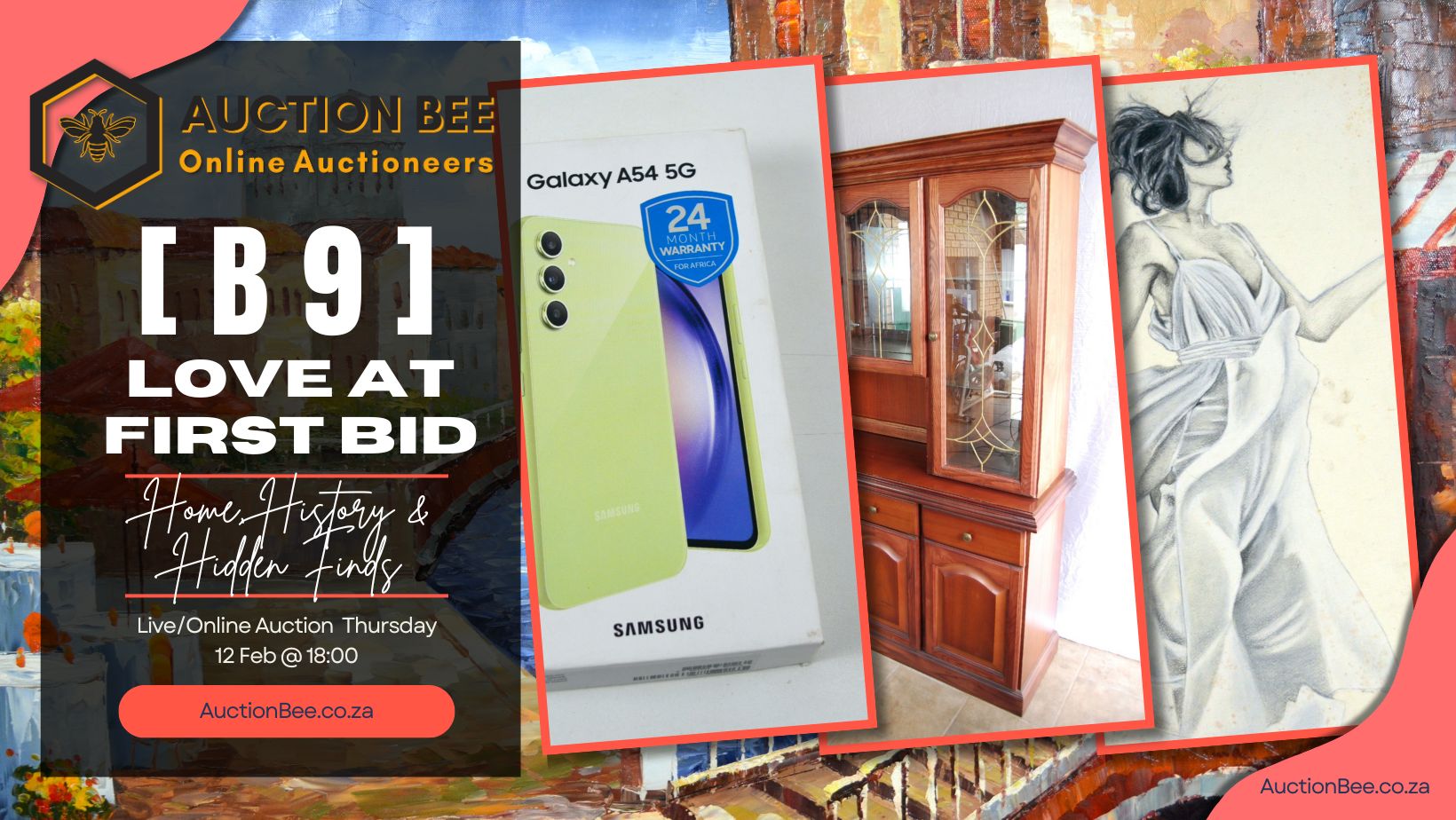 [B9] Love at First Bid: Home, History & Hidden Finds Auction | 12 Feb 2026 @ 18:00