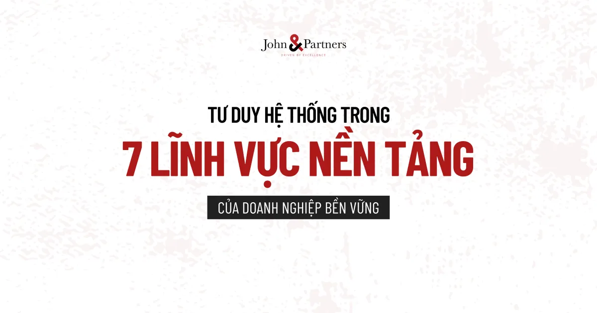Tư Duy Hệ Thống Trong 7 Lĩnh Vực: Nền Tảng Doanh Nghiệp Bền Vững