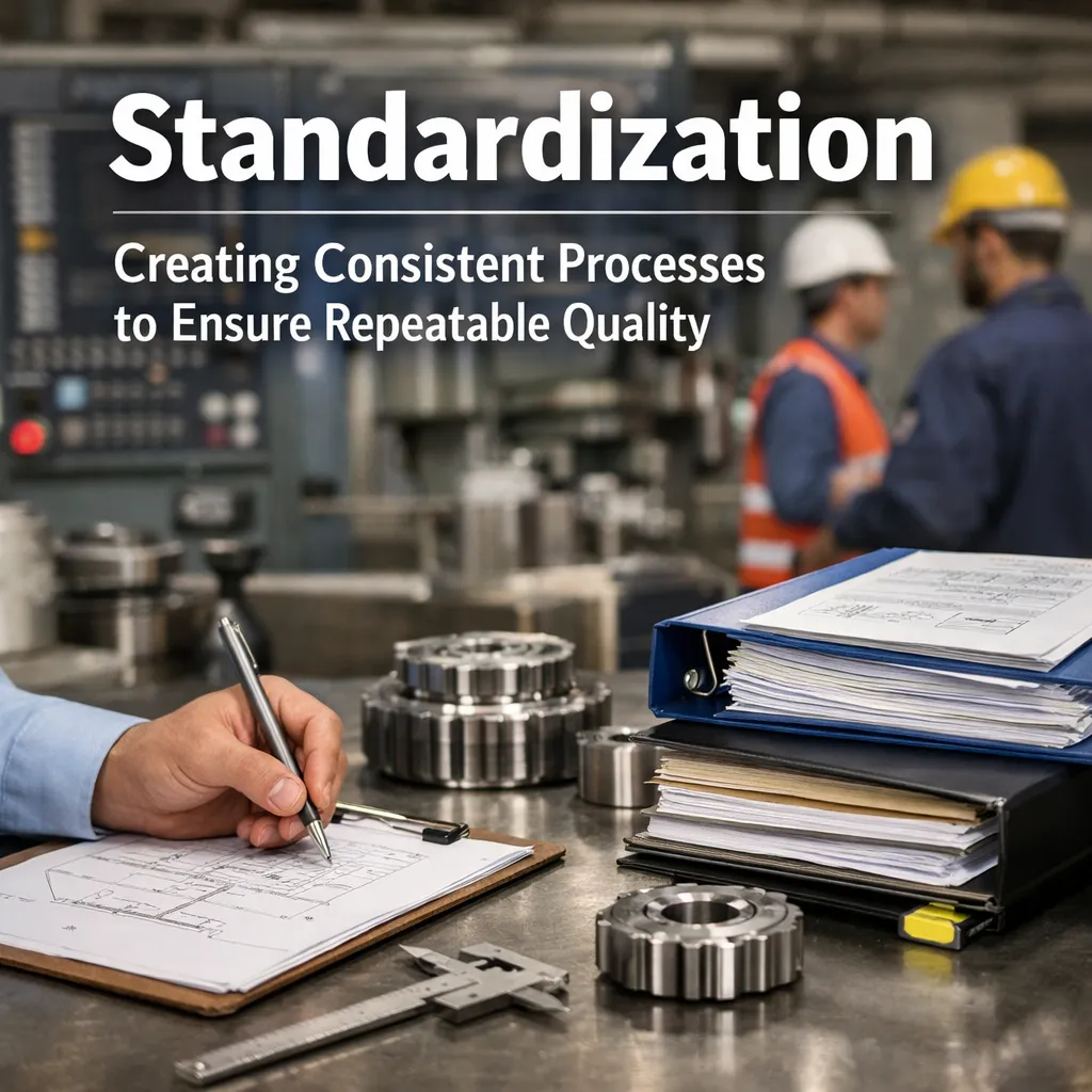 Standardization: Creating consistent processes to ensure repeatable quality.
