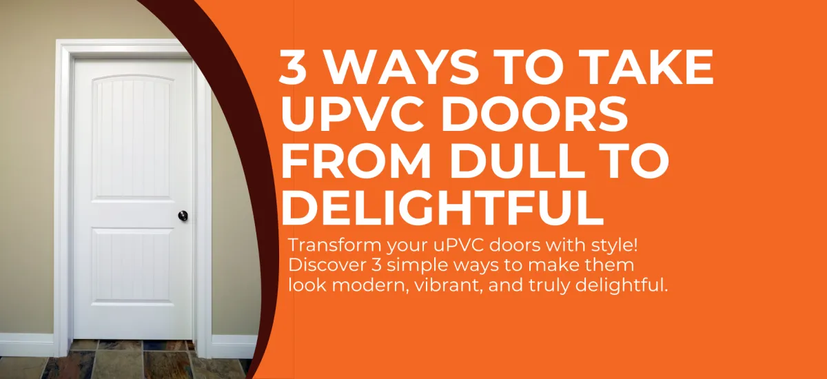 how to clean upvc door and windows