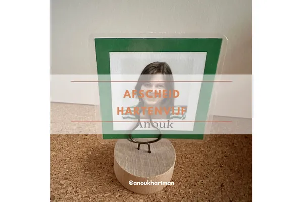 Blogcover afscheid Anouk bij Hartenvijf