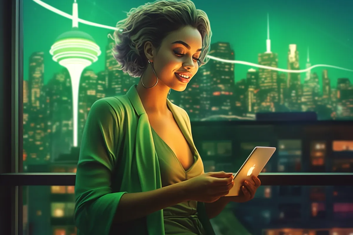 Smiling Lawyer Woman in Toronto
