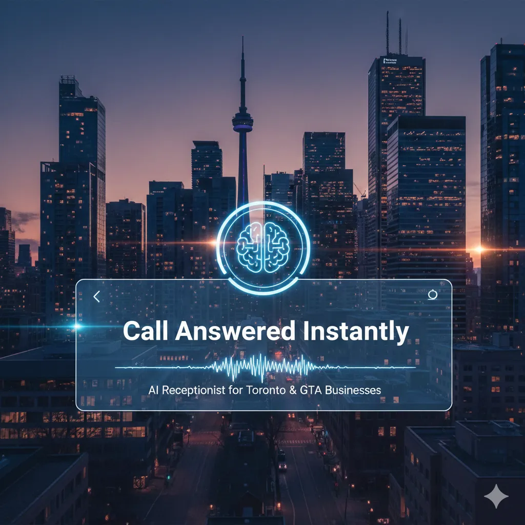 AI receptionist helping GTA businesses capture every inbound call