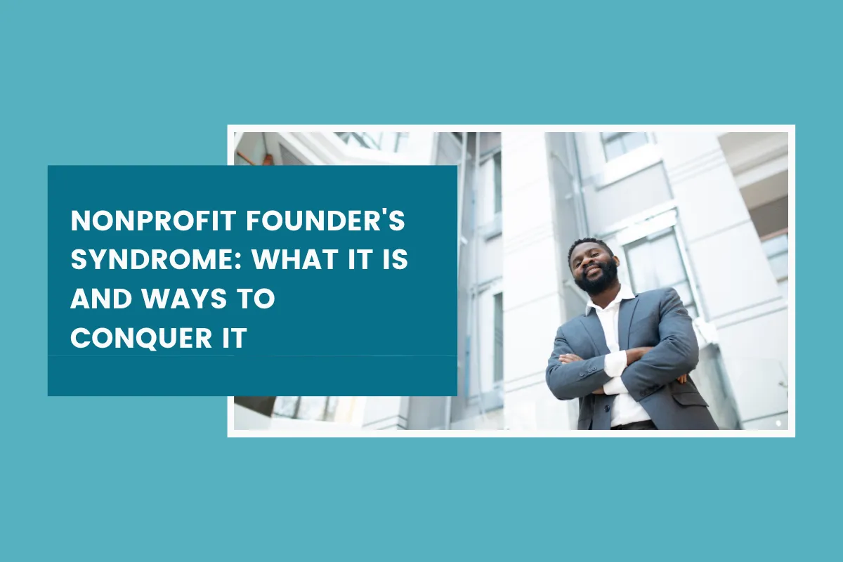 black male nonprofit founder standing