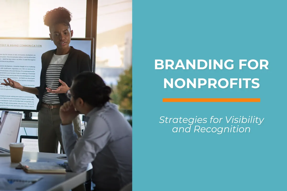 black business woman presenting branding