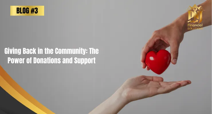 A hand giving a heart to another person