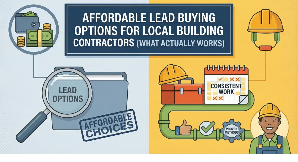 Affordable Lead Buying Options for Local Building Contractors (What Actually Works)