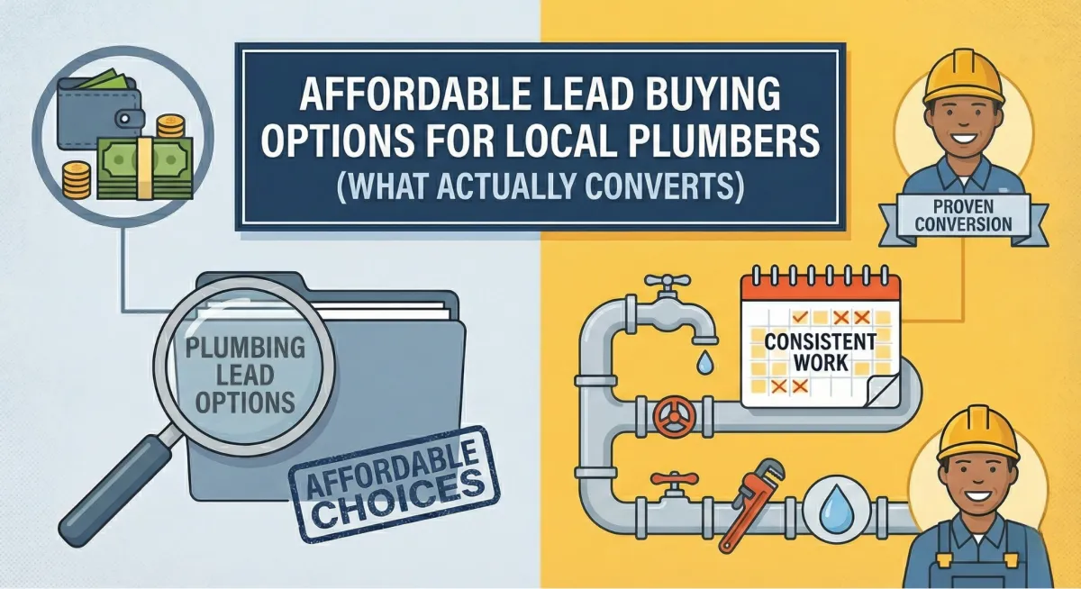 Affordable Lead Buying Options for Plumbers (What Converts into Call-Outs)