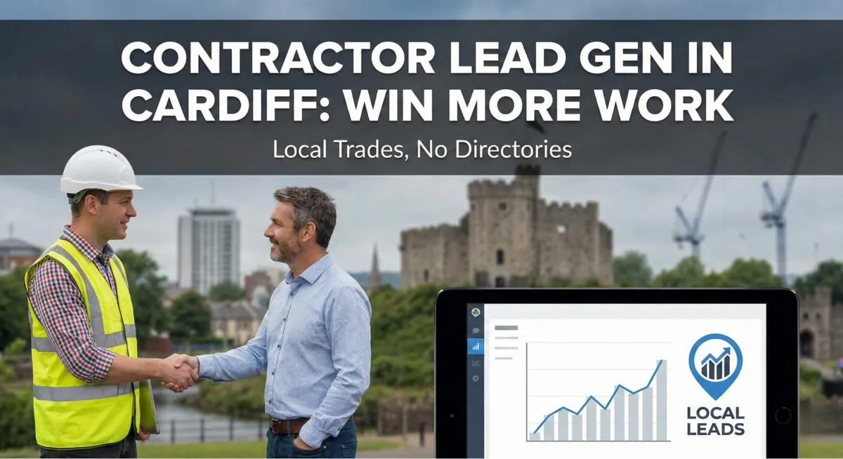 Contractor Lead Generation in Cardiff: How Local Trades Win More Work Without Lead Directories
