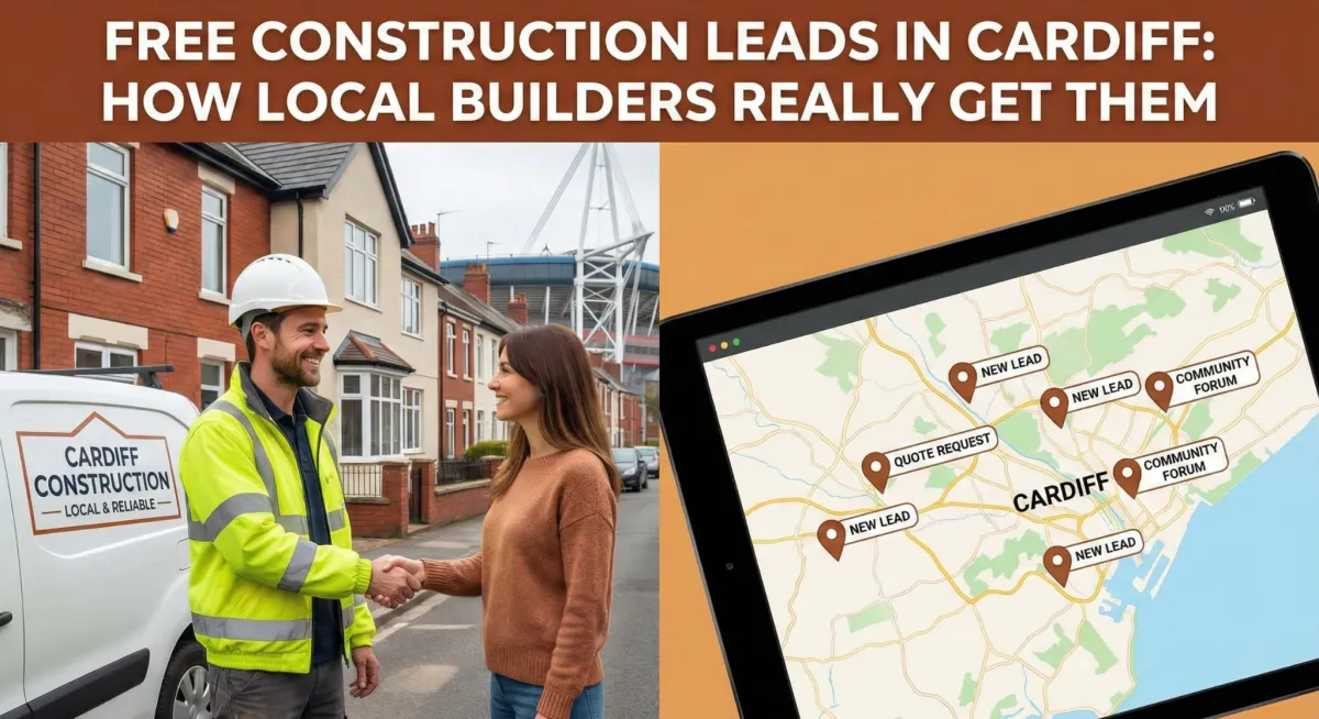 Free Construction Leads in Cardiff: How Local Builders Really Get Them