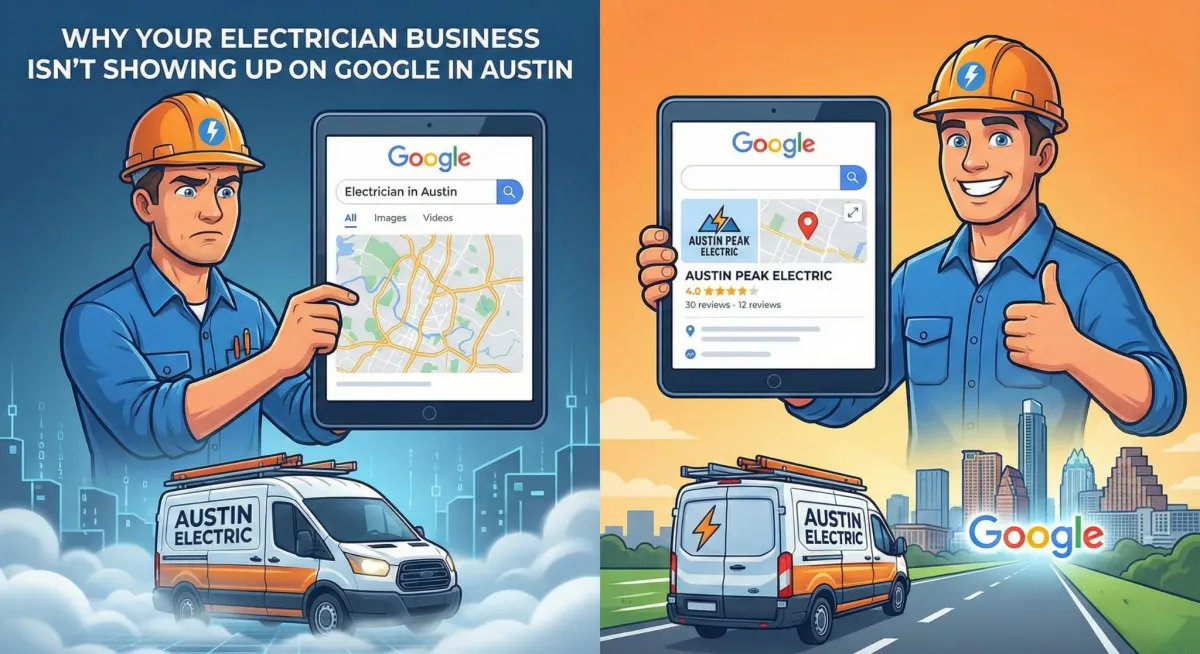 Why Your Electrician Business Isn't Showing Up on Google in Austin