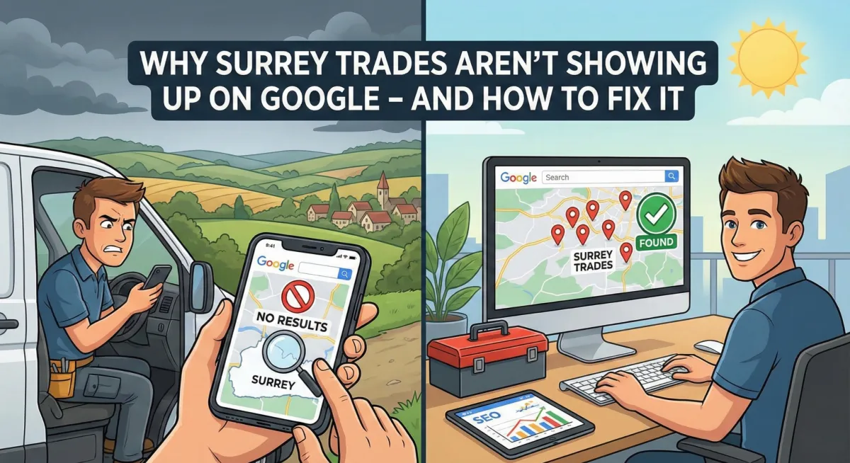 Why Surrey Trades Aren't Showing Up on Google - And How to Fix It