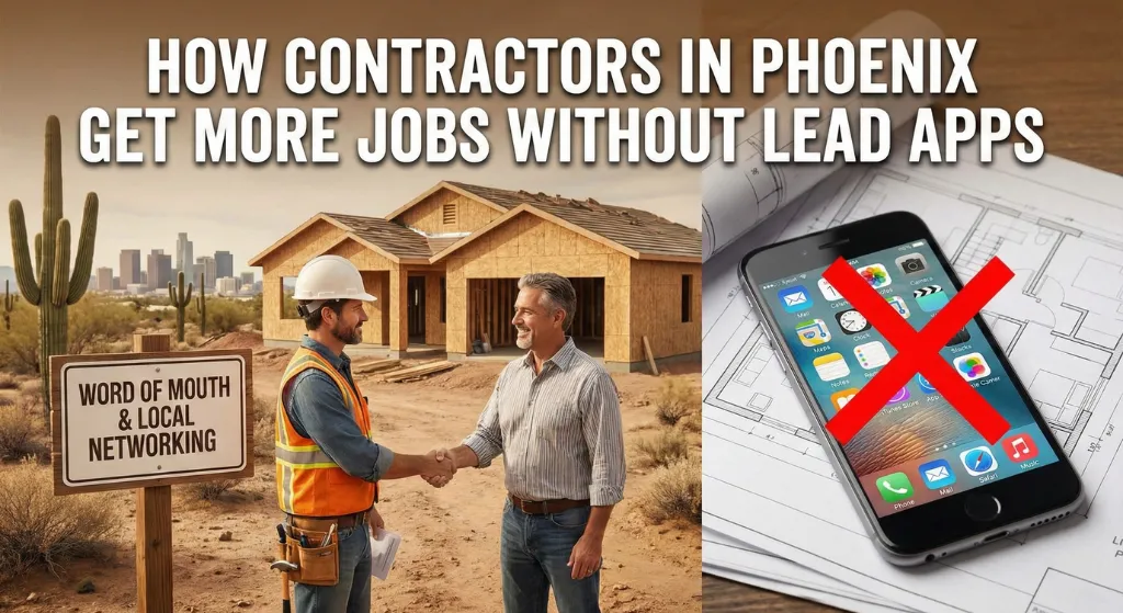 How Contractors in Phoenix Get More Jobs Without Lead Apps