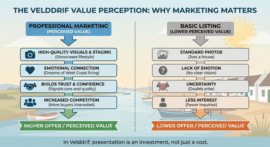 Why Buyers Perceive Well-Marketed Properties as More Valuable in Velddrif