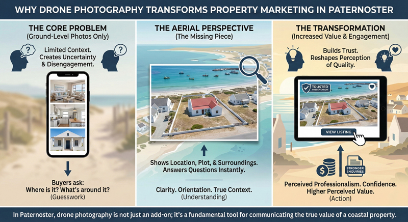 Why Drone Photography Transforms Property Marketing in Paternoster