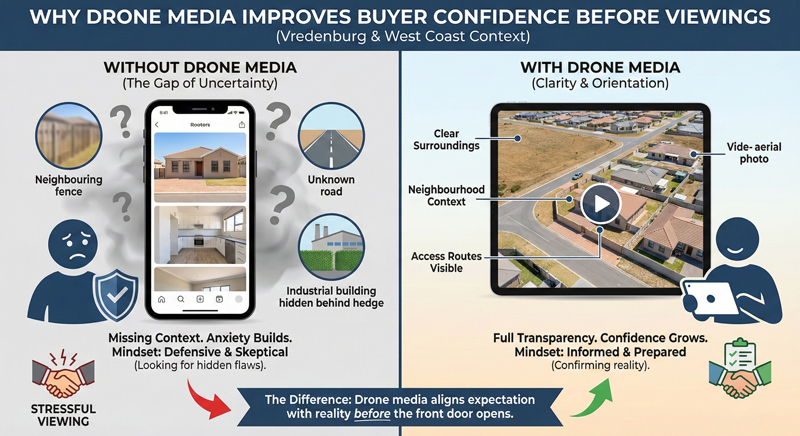 Why Drone Media Improves Buyer Confidence Before Property Viewings
