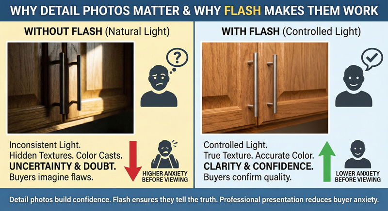 Why Detail Photos Matter in Property Marketing And How Flash Makes Them Work