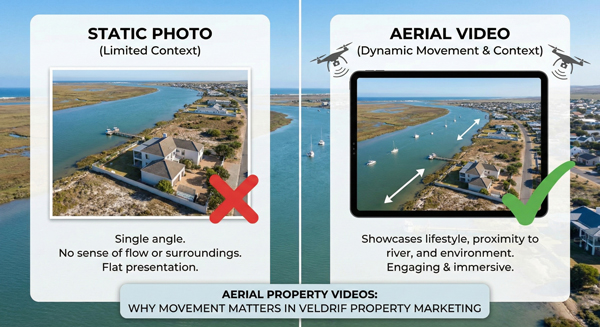 Aerial Property Videos: Why Movement Matters in Velddrif Property Marketing