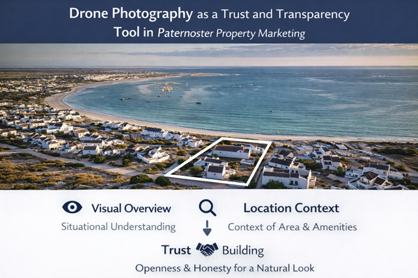 Drone Photography as a Trust and Transparency Tool in Paternoster Property Marketing