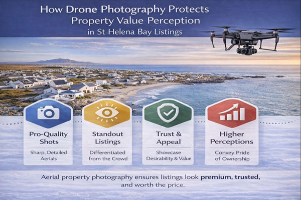 How Drone Photography Protects Property Value Perception in St Helena Bay Listings