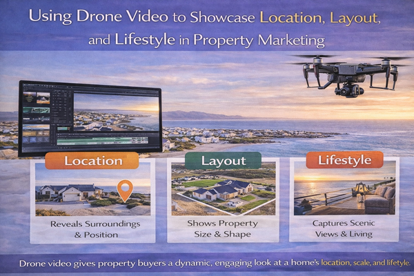 Using Drone Video to Showcase Location, Layout, and Lifestyle in Property Marketing