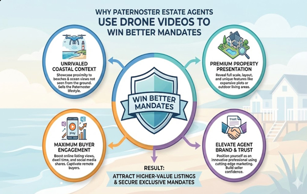 Why Estate Agents in Paternoster Use Drone Videos to Win Better Mandates