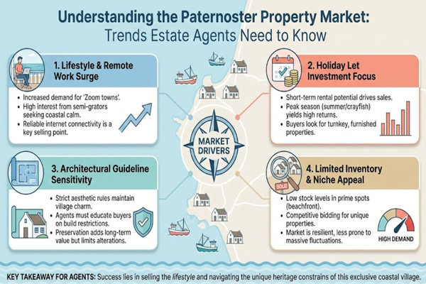 Understanding the Paternoster Property Market: Trends Estate Agents Need to Know