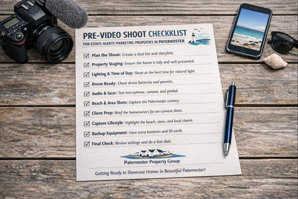 Pre-Photo Shoot Checklist for Estate Agents Marketing Properties in Paternoster