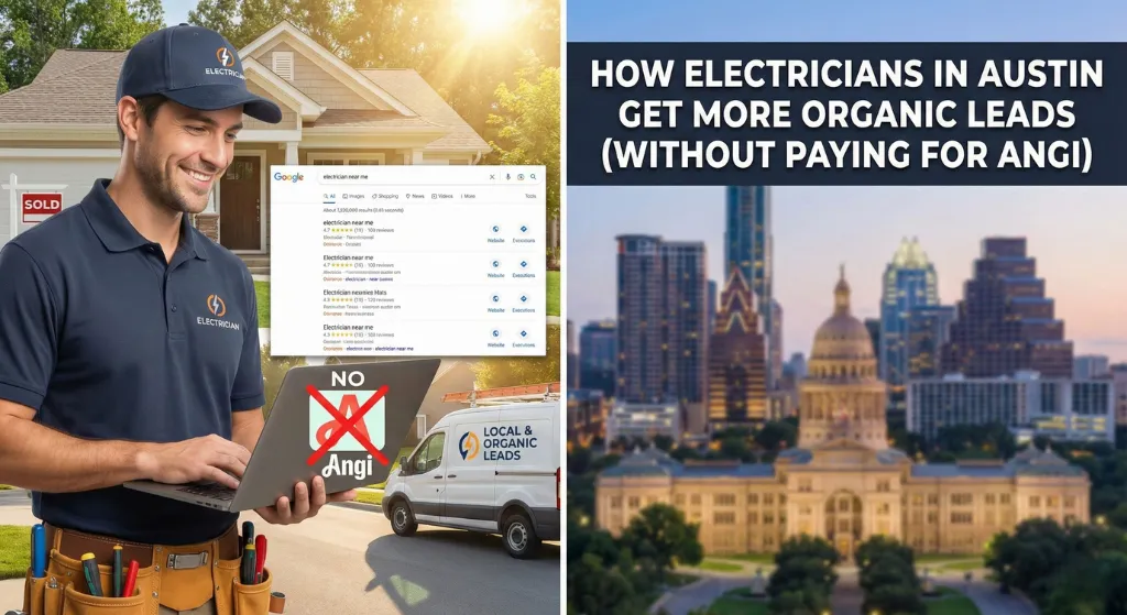 How Electricians in Austin Get More Organic Leads (Without Paying for Angi)