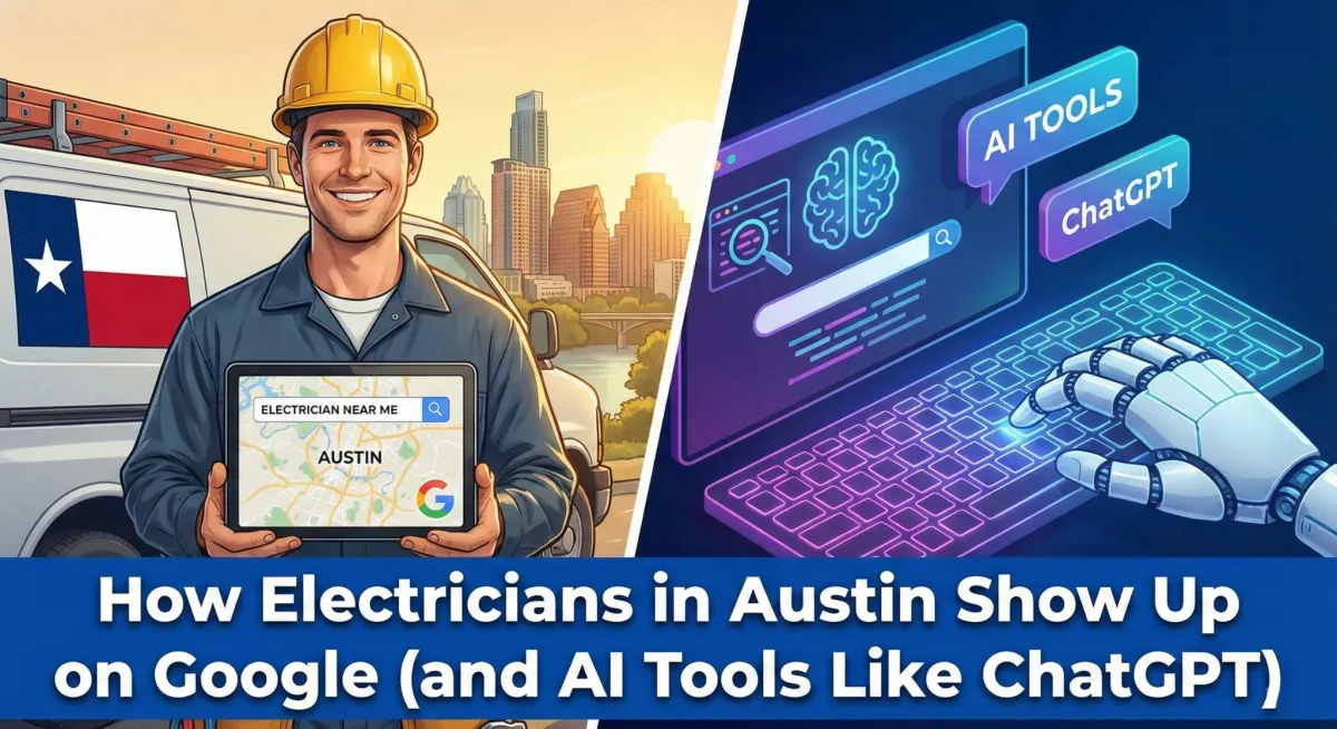 How Electricians in Austin Show Up on Google (and AI Tools Like ChatGPT)