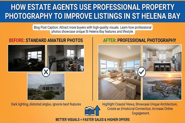 How estate agents use professional property photography to improve listings in St Helena Bay.