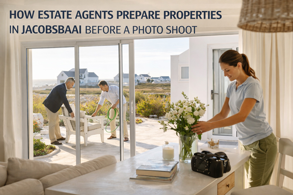 How Estate Agents Prepare Properties in Jacobsbaai Before a Photo Shoot