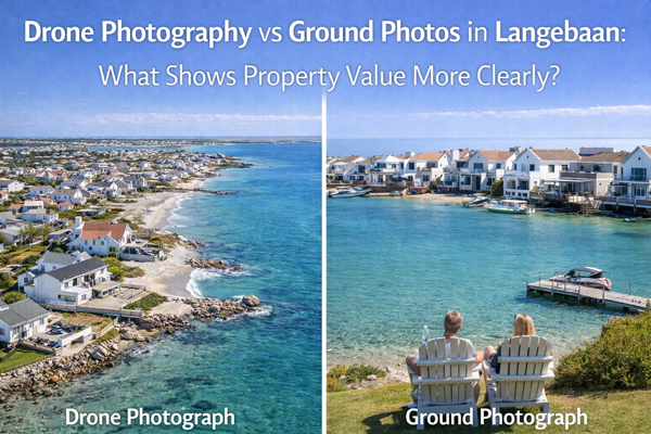 Drone Photography vs Ground Photos in Langebaan: What Shows Property Value More Clearly?