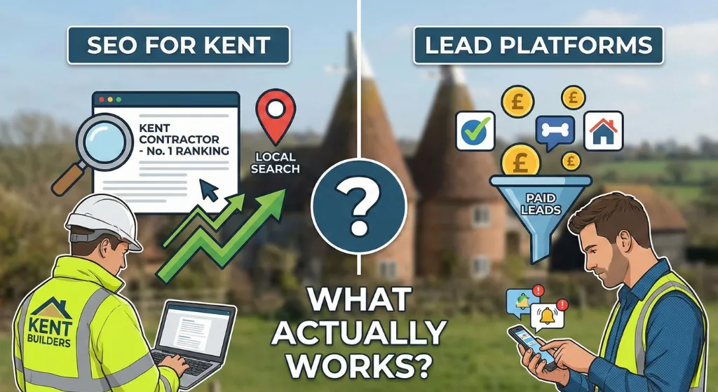 SEO vs Lead Platforms for Kent Contractors: What Actually Works?