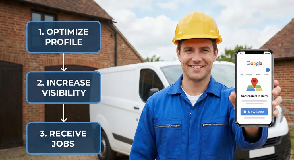How Kent Contractors Get More Work from Google (Step-by-Step)