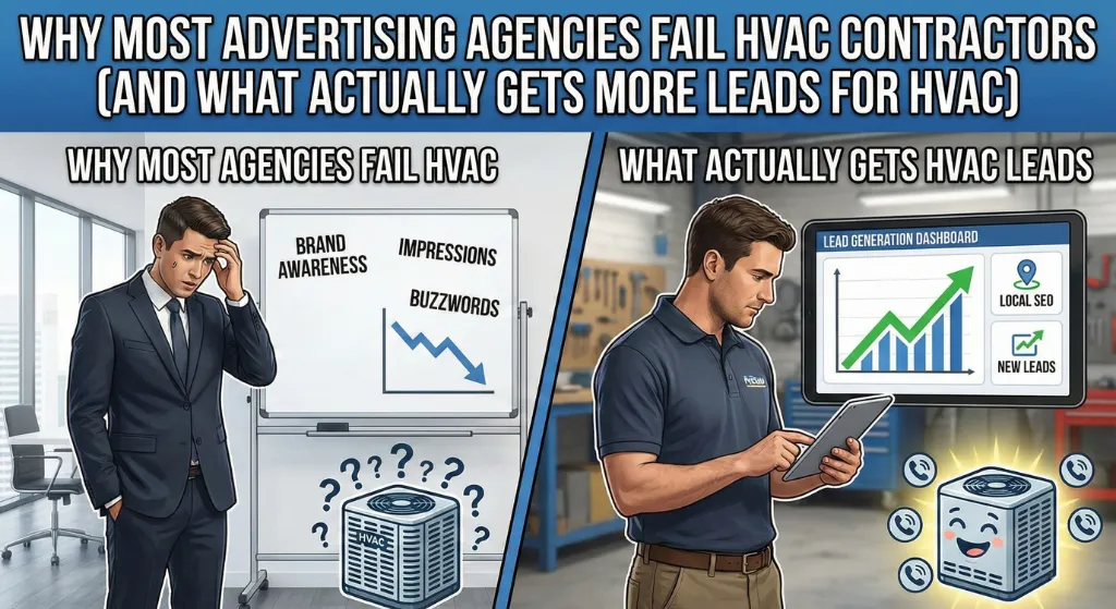 Why Most Advertising Agencies Fail HVAC Contractors (And What Actually Gets More Leads for HVAC)