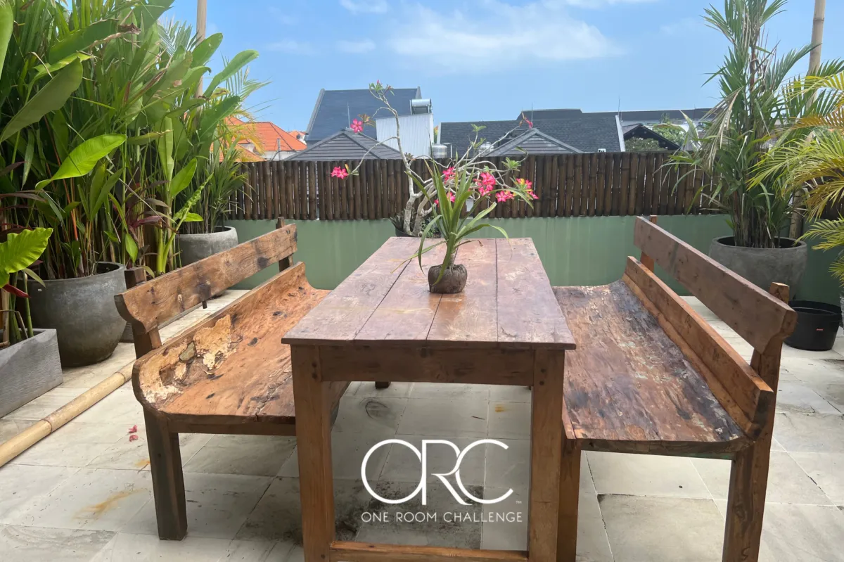 Week 5 One Room Challenge – Indonesian Outdoor Furniture