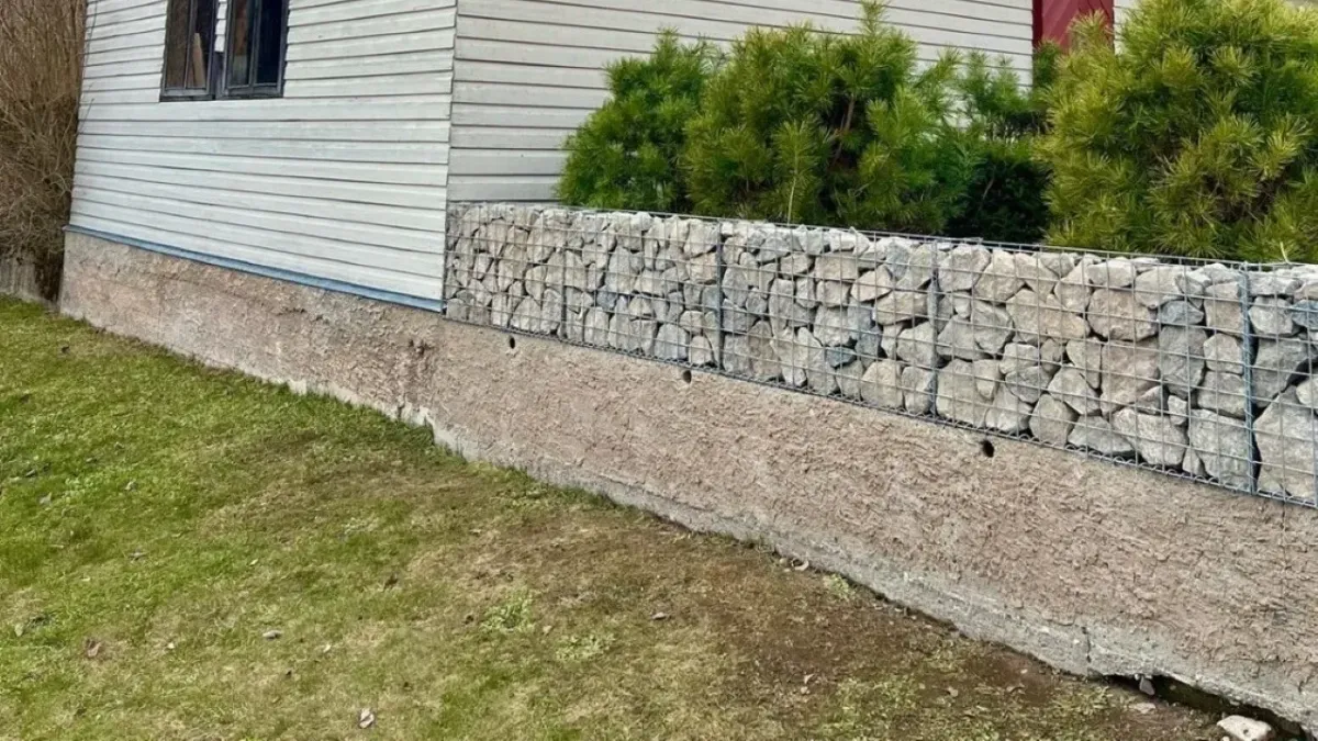 Gabiooniga aia kõrgendus