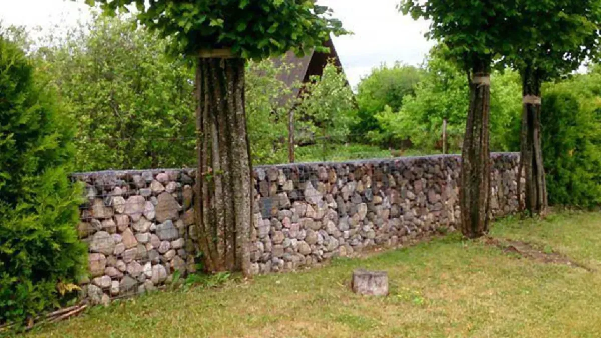 Gabioon + puitaed Sakus