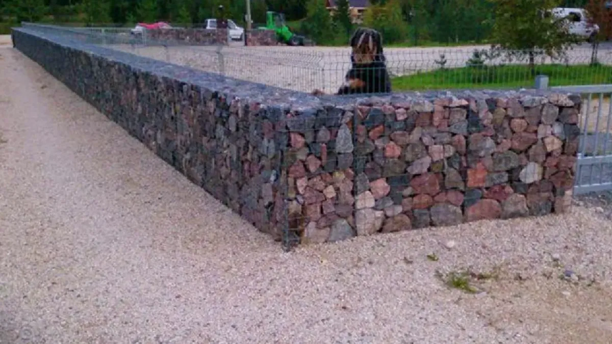 Alesi gabioon piirdemüür