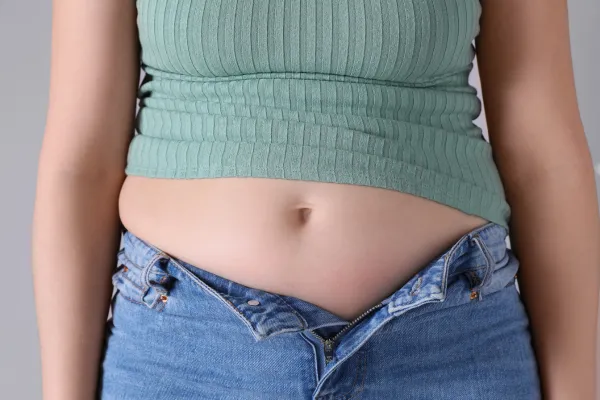 I'd finish a meal and suddenly feel like I needed to unbotton my jeans