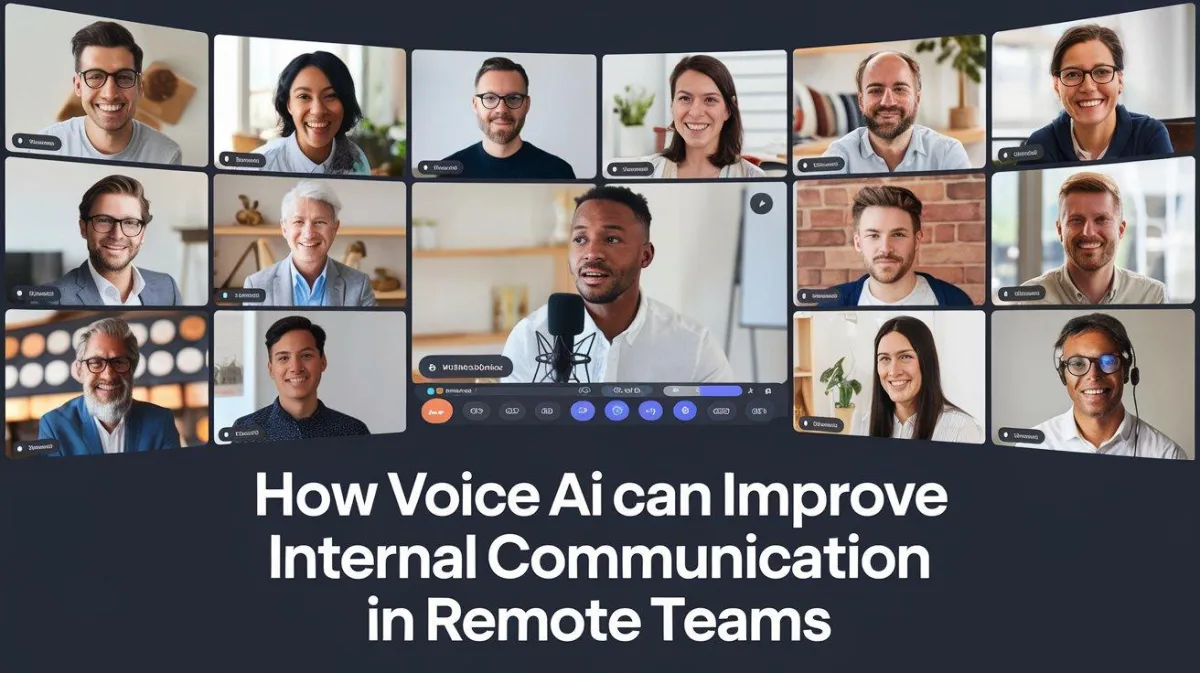 How Voice AI Can Improve Internal Communication in Remote Teams