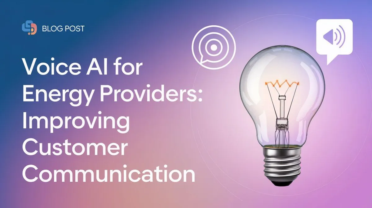 Voice AI for Energy Providers: Improving Customer Communication
