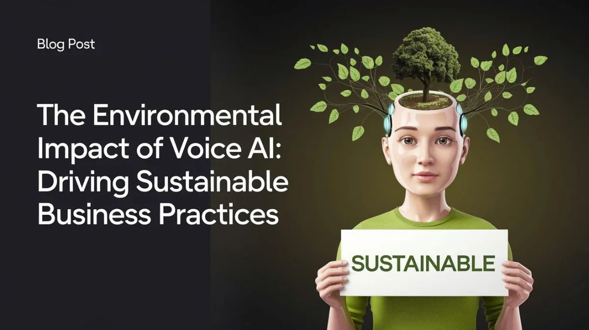 The Environmental Impact of Voice AI: Driving Sustainable Business Practices