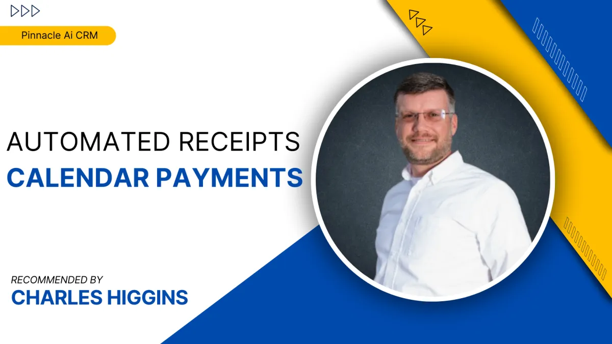 Automated receipts for calendar appointment booking payments