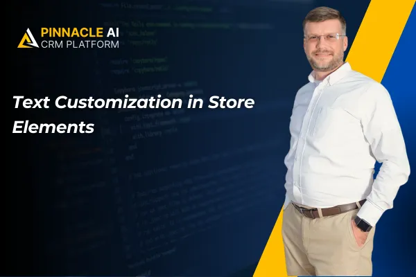 Text Customization in Store Elements