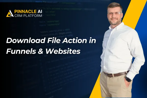 Download File Action in Funnels & Websites