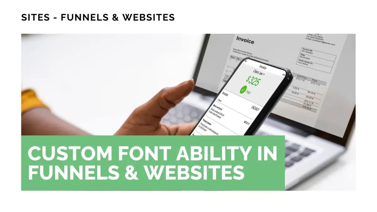 Custom Font Ability in Funnels & Websites